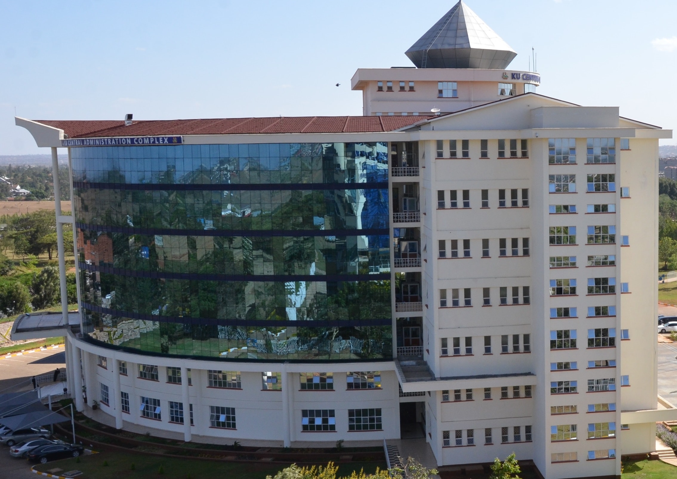 Completed administration complex building with Alucobond Ghana curtain wall in Tamale Ghana
