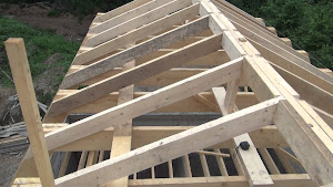 Roof truss framework construction