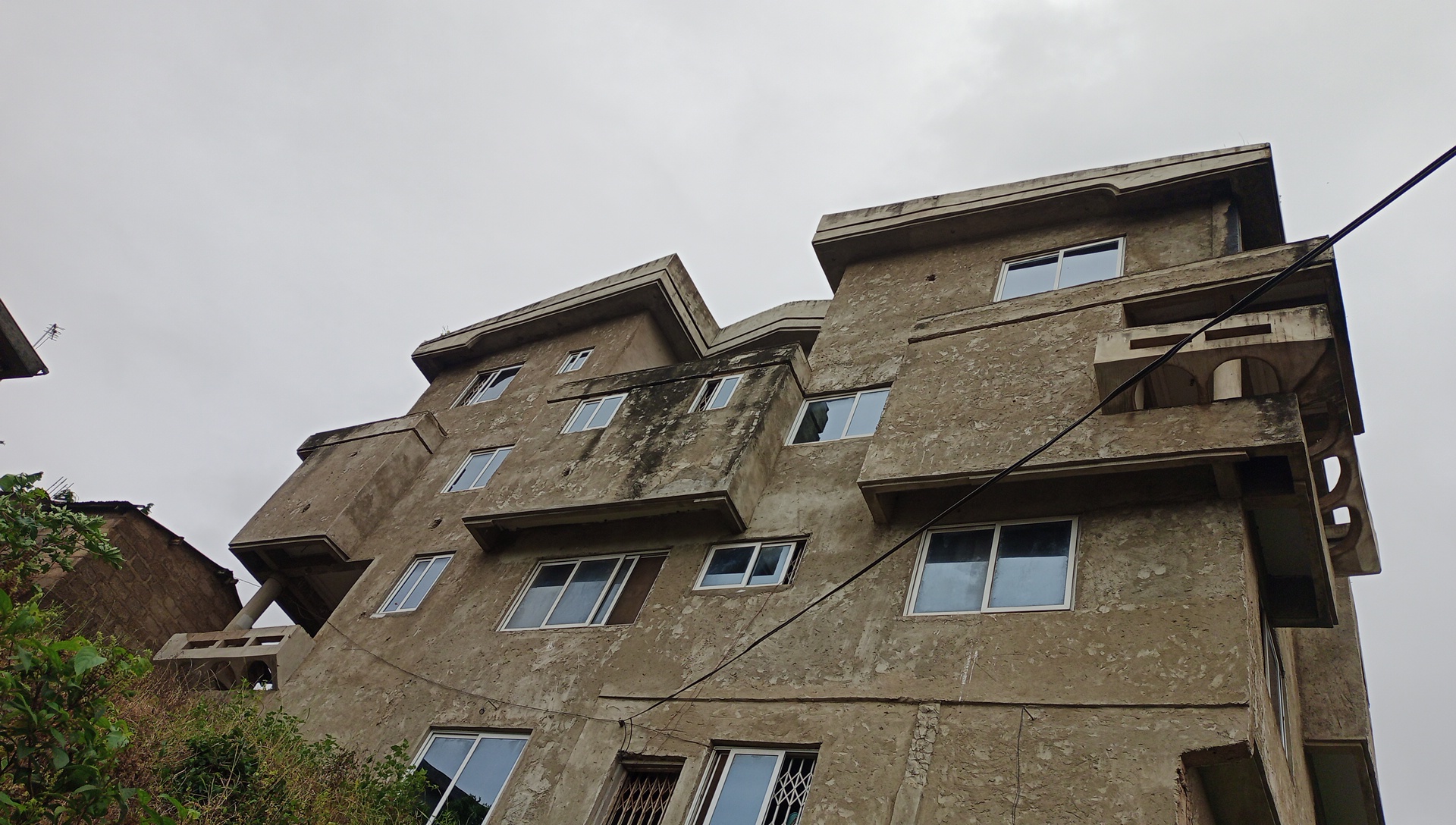 Unfinished concrete building before Alucobond Ghana cladding and facade installation Ghana